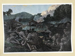 Japanese Art Print Reproduction Military Malayan Campaign WWII Pacific War FL478