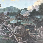 Japanese Art Print Reproduction Military Malayan Campaign WWII Pacific War FL478