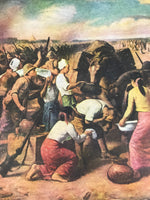 Japanese Art Print Reproduction Military Mandalay Entry Burmese WWII War FL490