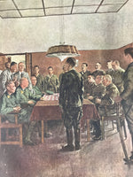 Japanese Art Print Reproduction Military Meeting Kalijati Java WWII War FL486