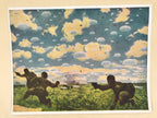 Japanese Art Print Reproduction Military Parachutists Palembang WWII War FL481