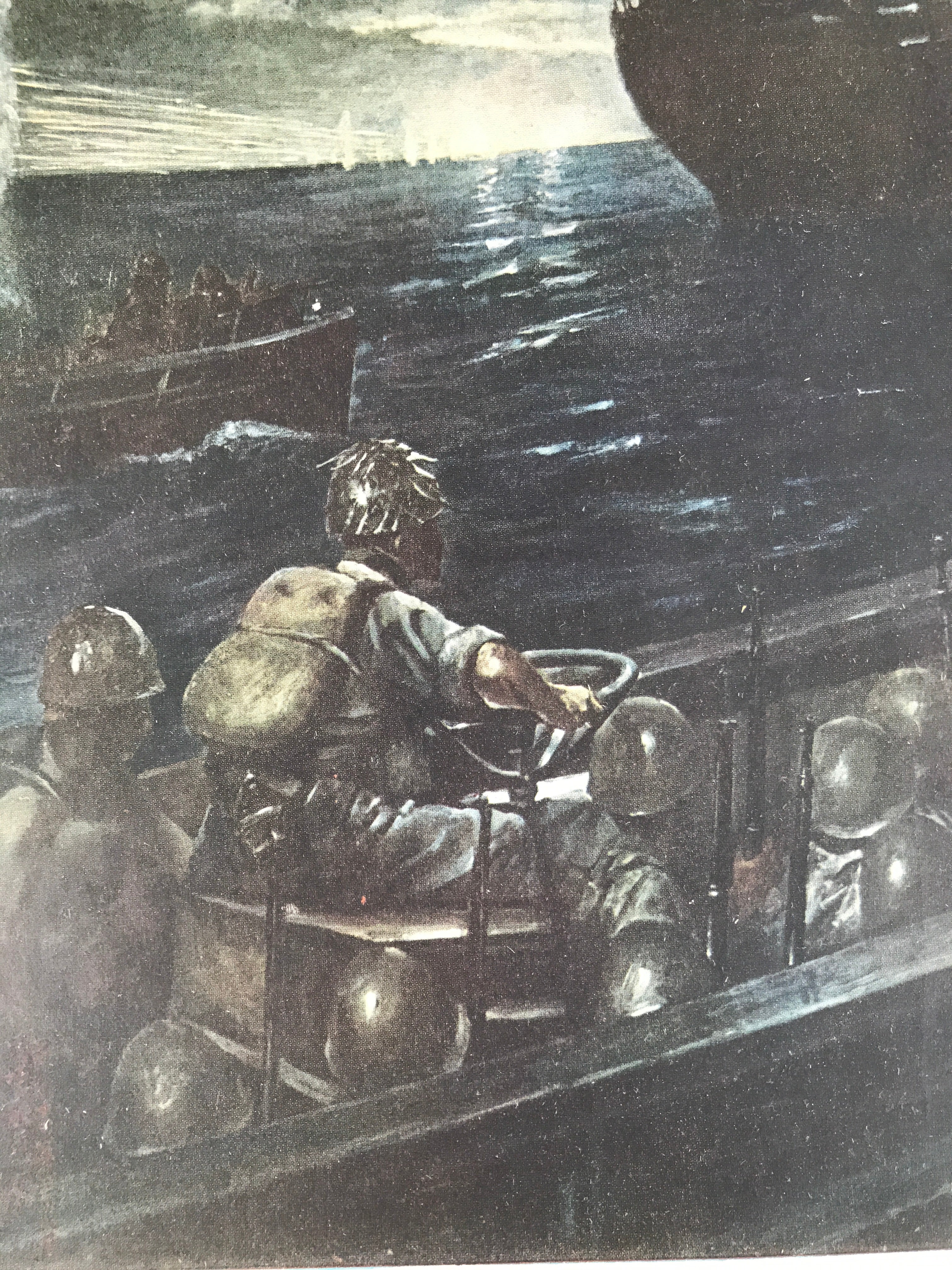 Japanese Art Print Reproduction Military Sunda Strait Battle WWII War FL484