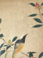 Japanese Art Print Reproduction Vtg Hoshun Yamaguchi Kacho Bird Painting P360