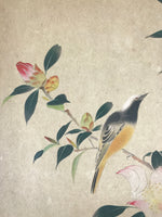 Japanese Art Print Reproduction Vtg Hoshun Yamaguchi Kacho Bird Painting P360