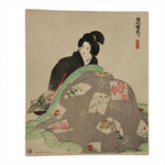 Japanese Art Print Reproduction Vtg Itou Shinsui Spring Evening Geisha P350