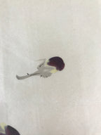 Japanese Art Print Reproduction Vtg Three Eggplants Painting Paper P369