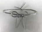 Japanese Awaji-Musubi Mizuhiki Ceremonial Knot 3pc Funeral Soushiki Silver BA828