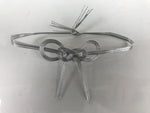 Japanese Awaji-Musubi Mizuhiki Ceremonial Knot 3pc Funeral Soushiki Silver BA828