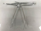 Japanese Awaji-Musubi Mizuhiki Ceremonial Knot 3pc Funeral Soushiki Silver BA828