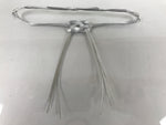 Japanese Awaji-Musubi Mizuhiki Ceremonial Knot 3pc Funeral Soushiki Silver BA828