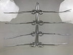 Japanese Awaji-Musubi Mizuhiki Ceremonial Knot 4pc Funeral Soushiki Silver BA829