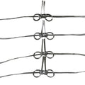 Japanese Awaji-Musubi Mizuhiki Ceremonial Knot 4pc Funeral Soushiki Silver BA829