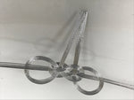 Japanese Awaji-Musubi Mizuhiki Ceremonial Knot 4pc Funeral Soushiki Silver BA830