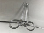 Japanese Awaji-Musubi Mizuhiki Ceremonial Knot 4pc Funeral Soushiki Silver BA830