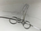 Japanese Awaji-Musubi Mizuhiki Ceremonial Knot 4pc Funeral Soushiki Silver BA831