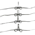 Japanese Awaji-Musubi Mizuhiki Ceremonial Knot 4pc Funeral Soushiki Silver BA831