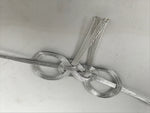 Japanese Awaji-Musubi Mizuhiki Ceremonial Knot 5pc Funeral Soushiki Silver BA832