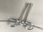 Japanese Awaji-Musubi Mizuhiki Ceremonial Knot 5pc Funeral Soushiki Silver BA832