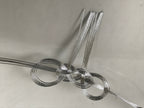 Japanese Awaji-Musubi Mizuhiki Ceremonial Knot 5pc Funeral Soushiki Silver BA832