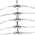 Japanese Awaji-Musubi Mizuhiki Ceremonial Knot 5pc Funeral Soushiki Silver BA832