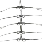 Japanese Awaji-Musubi Mizuhiki Ceremonial Knot 5pc Funeral Soushiki Silver BA832
