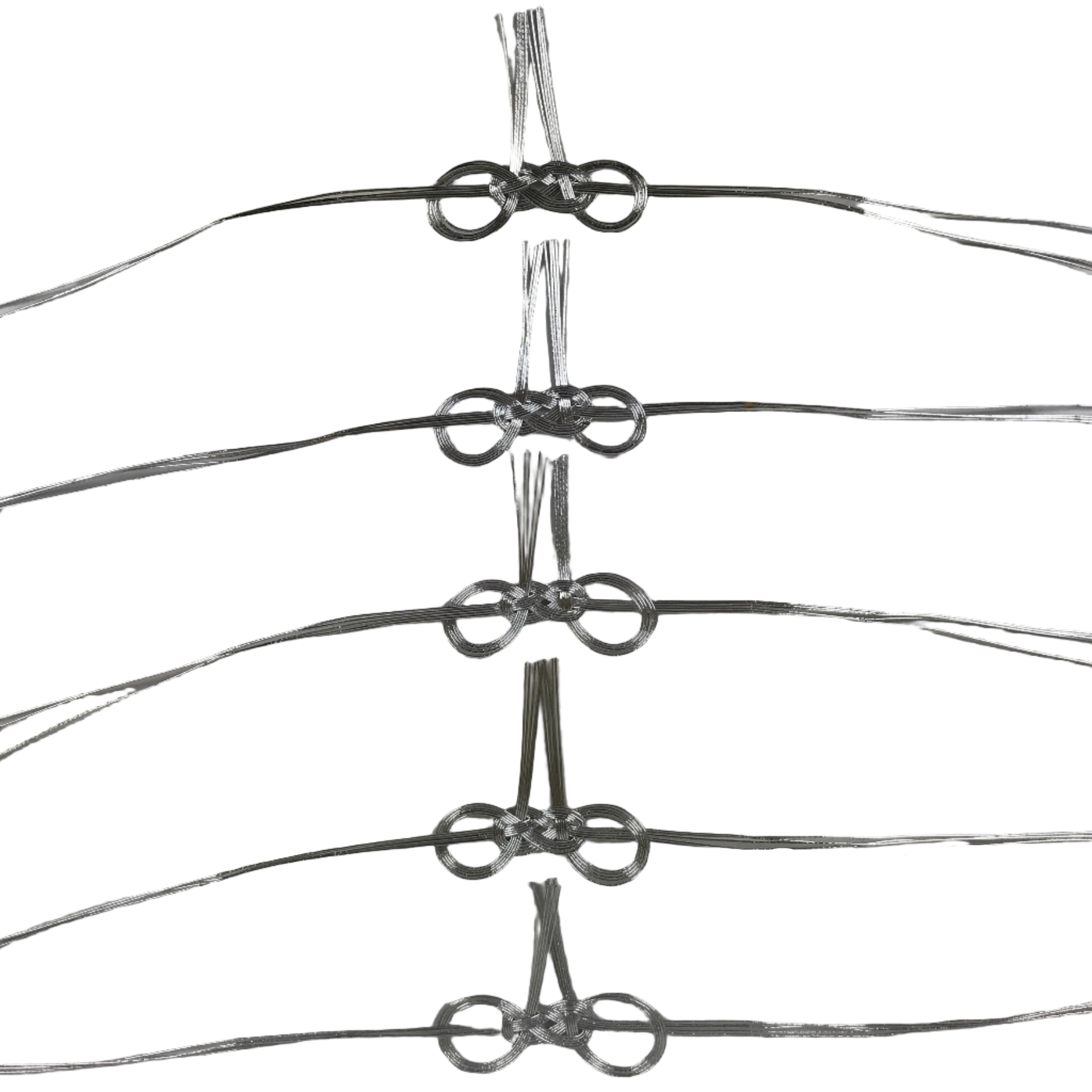 Japanese Awaji-Musubi Mizuhiki Ceremonial Knot 5pc Funeral Soushiki Silver BA832