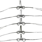 Japanese Awaji-Musubi Mizuhiki Ceremonial Knot 5pc Funeral Soushiki Silver BA832