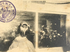 Japanese BW Postcard Osaka Rakutenchi Aquarium C1920 Taisho Photography PC197