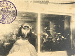 Japanese BW Postcard Osaka Rakutenchi Aquarium C1920 Taisho Photography PC197