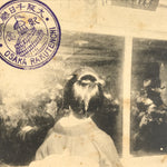 Japanese BW Postcard Osaka Rakutenchi Aquarium C1920 Taisho Photography PC197
