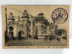 Japanese BW Postcard Osaka Rakutenchi Building C1920 Taisho Photography PC193