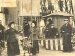 Japanese BW Postcard Osaka Shinsekai Playground C1920 Taisho Photography PC189