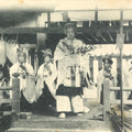 Japanese BW Postcard Owari Tsushima Daidai Kagura C1920 Shinto Ceremony PC170
