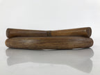 Japanese Bamboo Flower Pot Stand Vtg Large Vase Kadai Board Ikebana Bonsai WT521