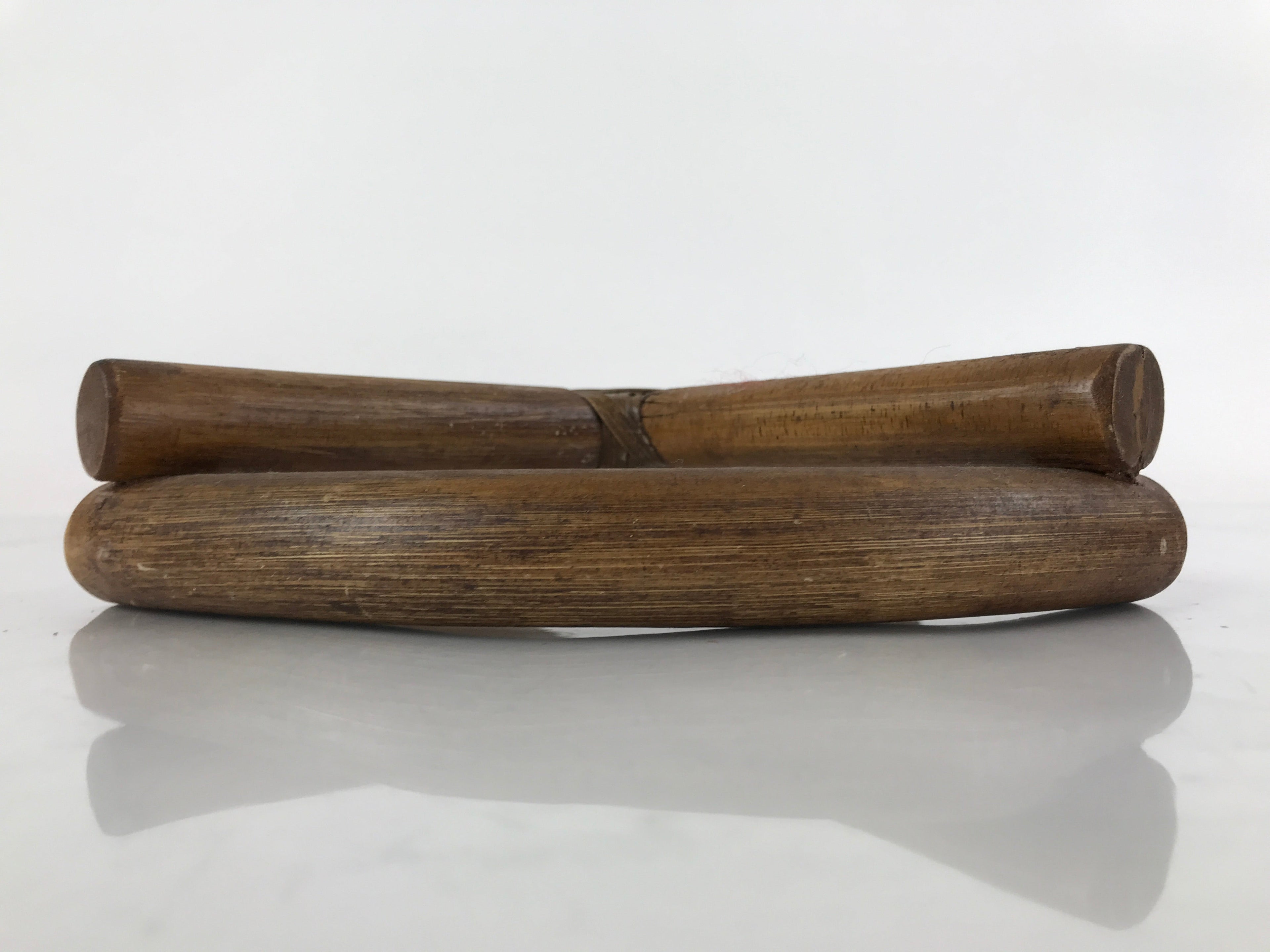 Japanese Bamboo Flower Pot Stand Vtg Large Vase Kadai Board Ikebana Bonsai WT521