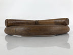 Japanese Bamboo Flower Pot Stand Vtg Large Vase Kadai Board Ikebana Bonsai WT521