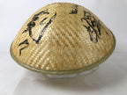 Japanese Bamboo Henro Kasa Hat Sugegasa Vtg Pilgrimage Sun Protection B248