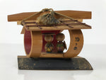 Japanese Bamboo Kokeshi Doll Vtg Kimono Figurine Palanquin Komagatake KF828