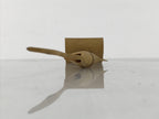 Japanese Bamboo Kokeshi Tsuru Crane Vtg Bird Figurine Handcrafted Brown KF800