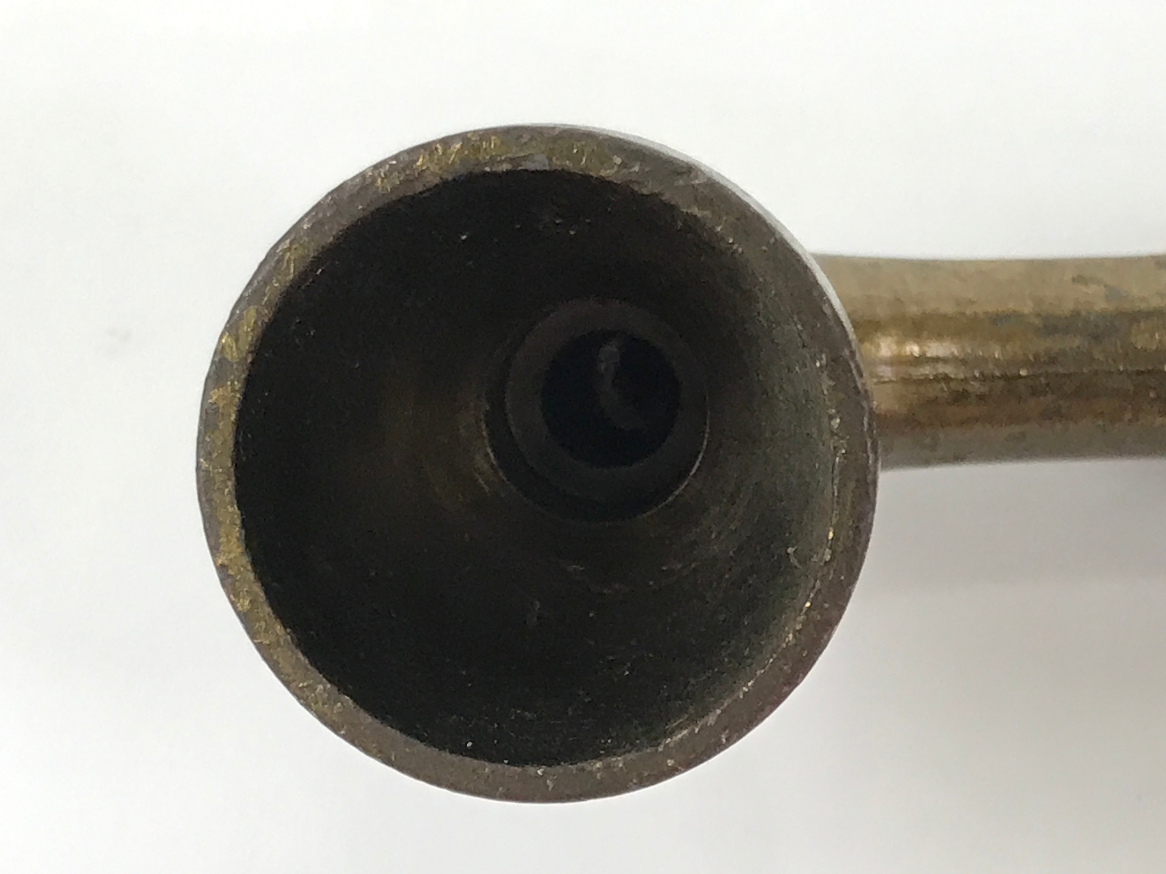 Japanese Bamboo Metal Large Traditional Kiseru Pipe Vtg Crane Mon Design JK912