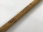 Japanese Bamboo Metal Large Traditional Kiseru Pipe Vtg Crane Mon Design JK912