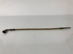 Japanese Bamboo Metal Large Traditional Kiseru Pipe Vtg Crane Mon Design JK912