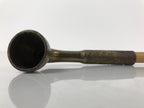 Japanese Bamboo Metal Large Traditional Kiseru Pipe Vtg Crane Mon Design JK912