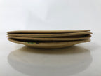 Japanese Bamboo Okinawa Drink Saucer Chataku Coaster Souvenir 4pc Dancer L392