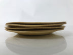 Japanese Bamboo Okinawa Drink Saucer Chataku Coaster Souvenir 4pc Dancer L392