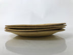Japanese Bamboo Okinawa Drink Saucer Chataku Coaster Souvenir 4pc Dancer L392