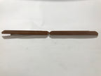 Japanese Bamboo Oshibori-Oki Wet Towel Tray Pair Vtg Holder Slat Duckboard L518