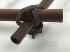 Japanese Bamboo Rhombus Lattice Wall Decoration Vtg Vine Natural Material WT557