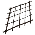 Japanese Bamboo Rhombus Lattice Wall Decoration Vtg Vine Natural Material WT557