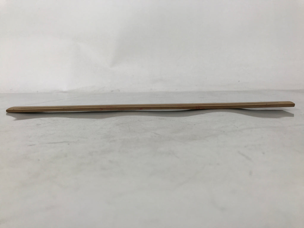 Japanese Bamboo Ruler Vtg Tool Stationery Woodworking Carpentry 30cm Brown T322